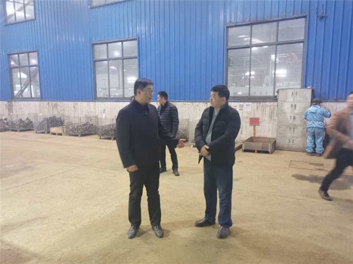 Vice Mayor Wu Qiang came to Tianhai to investigate the situation of environmental protection and safety management 