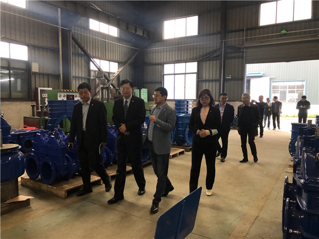 Zhang Libo, president of the China Foundry Association(CFA), and six other experts visited Tianhai and subsidiary of KSW copper alloy, stainless steel alloy casting branch.